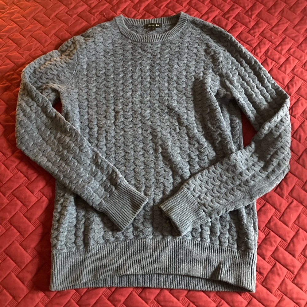 Men’s Medium Blue Sweater - 100% Cotton